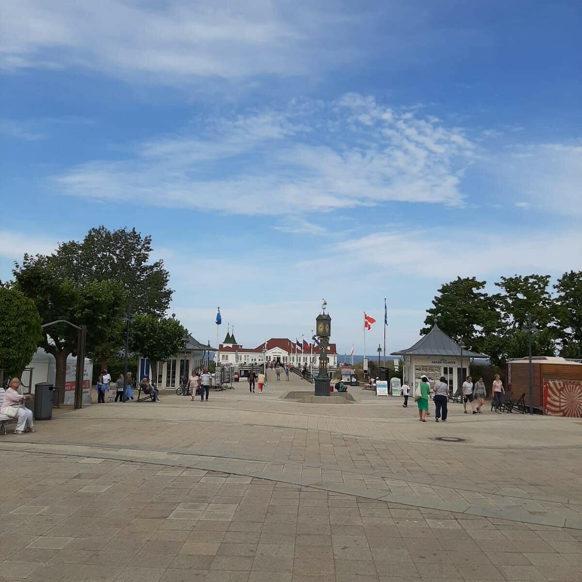 Seebrücke auf Usedom, Große Usedom Radreise